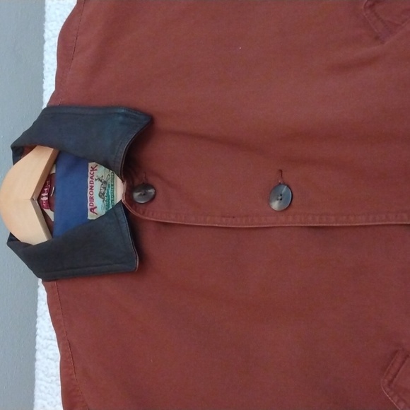 Vintage Dark Brick Red Adirondack Barn/Ranch/Field Coat (Large) - Picture 7 of 12